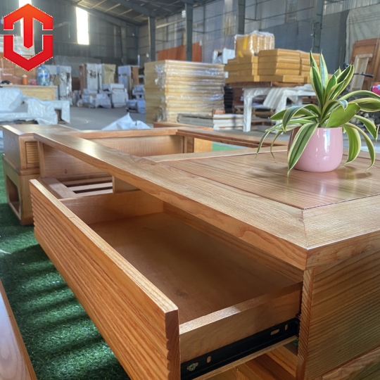 SOFA GÓC CHÂN CHOÃI SỒI LAU MÀU HƯƠNG VÀNG - VẾ TRÁI