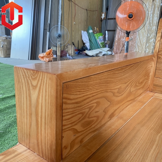 SOFA GÓC ĐÙI GÀ SỒI LAU MÀU HƯƠNG VÀNG - VẾ TRÁI