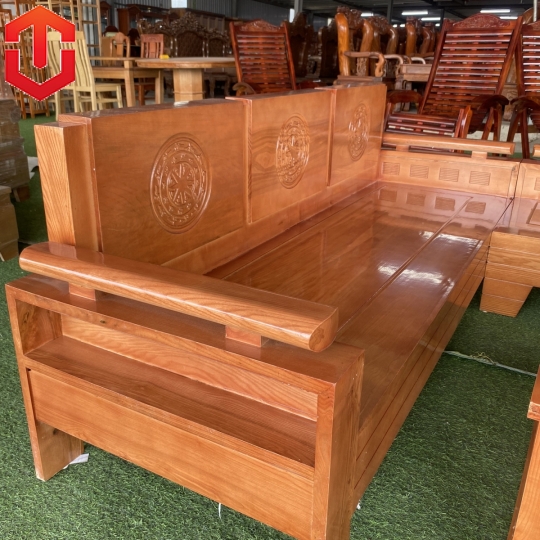 SOFA GÓC NHỎ SỒI 2MX1M8 MÀU XOAN TỰA TRỐNG ĐỒNG