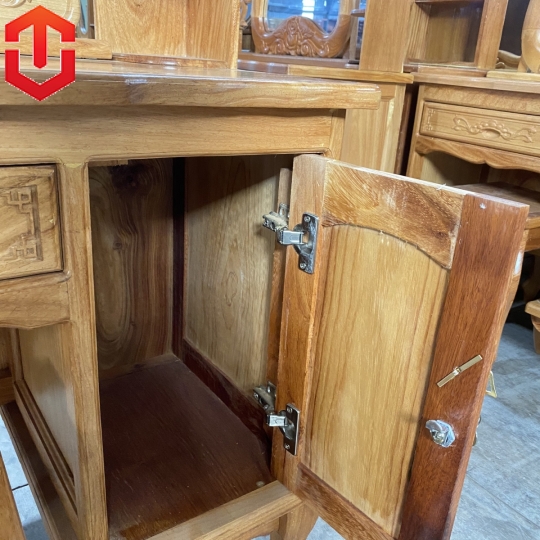 BÀN TRANG ĐIỂM GÕ ĐỎ 80 - GƯƠNG NỮ HOÀNG