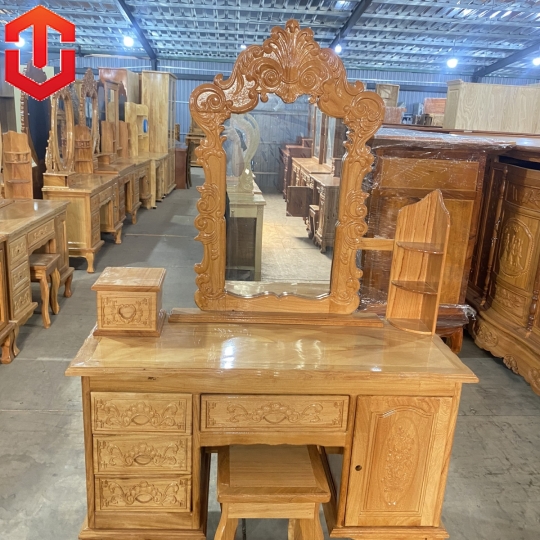 BÀN PHẤN GÕ ĐỎ 1M1