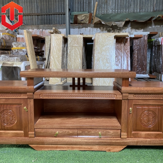 KỆ THỚT XOAN ĐÀO ĐỒNG TIỀN