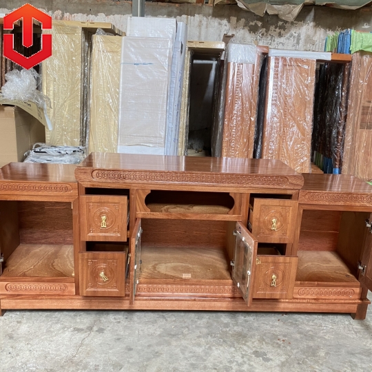 KỆ TIV THỚT XOAN ĐÀO 2M2 