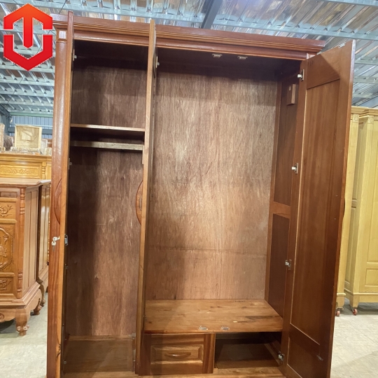 TỦ ÁO XOAN ĐÀO 3 CÁNH