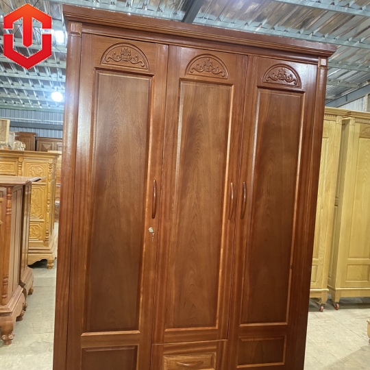 TỦ ÁO XOAN ĐÀO 3 CÁNH