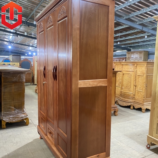 TỦ ÁO XOAN ĐÀO 3 CÁNH