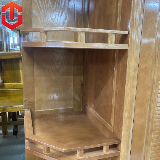 TỦ ÁO SỒI 3 CÁNH KỆ TRANH TRÍ - MÀU CÁNH GIÁN