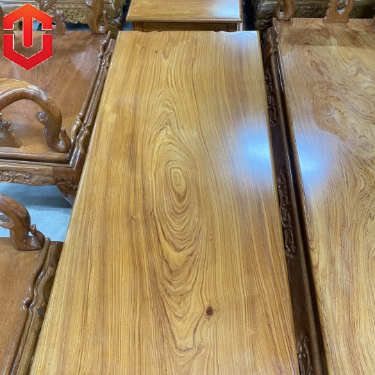 SALON TRIỆN ĐÀO HƯƠNG ĐÁ CỘT 10 6 MÓN - TAY CONG