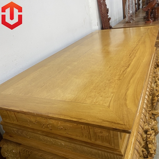 SẬP THỜ TỨ LINH GÕ ĐỎ CHÂN 16 + ĐẾ NGHÊ