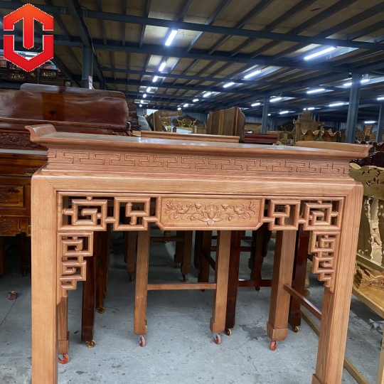 BÀN CÚNG SỒI MÀU LAU HƯƠNG 1M53 - MẪU SEN