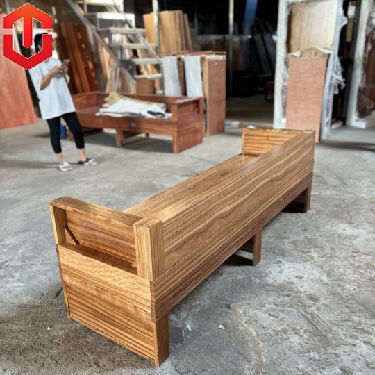 SOFA SẬP GỖ HƯƠNG XÁM - 1M2