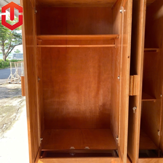 TỦ ÁO PHỦ GÕ 5 CÁNH