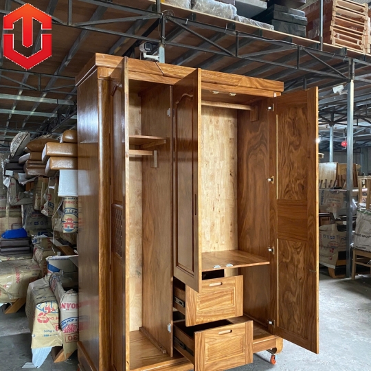 TỦ ÁO 3 CÁNH 1M6 -  SỰ KẾT HỢP GIỮA TÍNH NĂNG VÀ THẨM MỸ