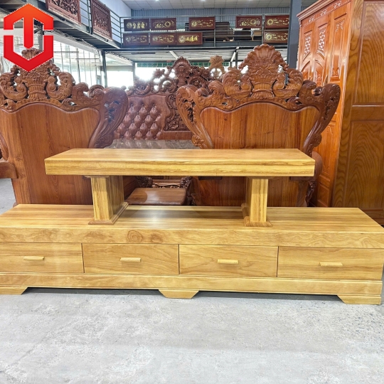 KỆ TIVI GÕ ĐỎ NGUYÊN KHỐI LÀ MỘT SẢN PHẨM TUYỆT VỜI CHO KHÔNG GIAN SỐNG CỦA BẠN